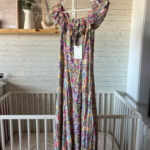 Spell & The Gypsy Collective Dolly Off-Shoulder Sundress